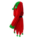 Kids Boys Santa Claus Elf Cosplay Costume Christmas Velvet Dress Hat Shoes