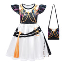 Kids Girl Anime K-Pop: Demon Hunters Mira Cosplay Costume Dress Black Bag - AwwwCos