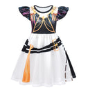 Kids Girl Anime K-Pop: Demon Hunters Mira Cosplay Costume Dress Black Bag - AwwwCos