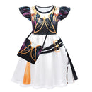 Kids Girl Anime K-Pop: Demon Hunters Mira Cosplay Costume Dress Black Bag - AwwwCos