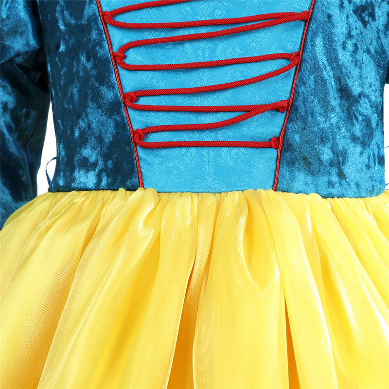 Kids Girl Film Snow White Princess Cosplay Costume - AwwwCos