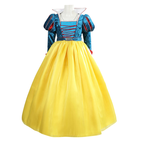 Kids Girl Film Snow White Princess Cosplay Costume