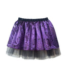 Kids Girls 80s Theme Party Fancy Dot Dress Casual Elasticated Tulle Trim Skirt