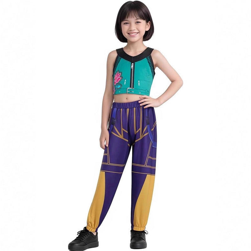 Kids Girls Anime K-Pop: Demon Hunters Zoey Rumi Mira Cosplay Costume - AwwwCos