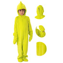 Kids Girls Boys Christmas Elf Cosplay Costume Green Jumpsuit Hat Gloves - AwwwCos