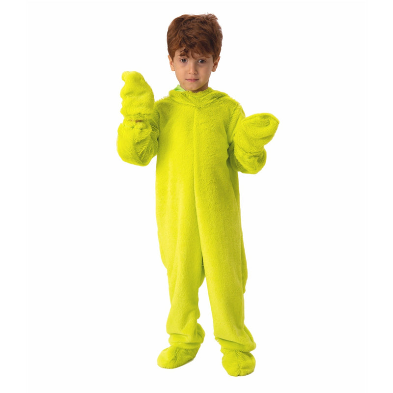 Kids Girls Boys Christmas Elf Cosplay Costume Green Jumpsuit Hat Gloves - AwwwCos