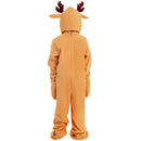 Kids Girls Boys Christmas Reindeer Cosplay Costume Jumpsuit Hat Pajamas - AwwwCos