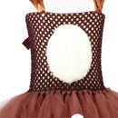 Kids Girls Christmas Party Deer Cosplay Costume Tutu Dress Antler Hairband - AwwwCos
