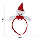 Kids Girls Christmas Snowman Cosplay Costume Crocheted Tutu Dress Scarf Hat Headband