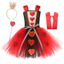 Kids Girls Clown Costume Halloween Cosplay Dress Up Circus Outfit - AwwwCos