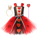 Kids Girls Clown Costume Halloween Cosplay Dress Up Circus Outfit - AwwwCos