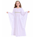 Kids Girls Demon Angel Cosplay Costume White Black Dress Choir Robes - AwwwCos