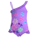 Kids Girls Encanto Isabella Cosplay Costume Summer Conjoined - AwwwCos