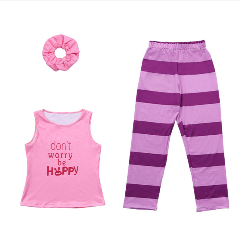 Kids Girls Film Rise of the Non-Mammalians Judy Hopps Cosplay Costume Pink Suits - AwwwCos