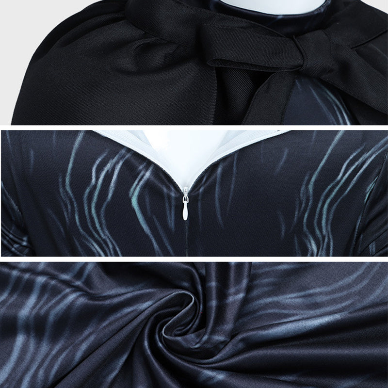 Kids Girls Film Wicked Witch Elphaba Cosplay Costume Dress Black Cloak Hat - AwwwCos