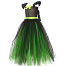 Kids Girls Film Wicked Witch Elphaba Cosplay Costume Dress Gloves Hat - AwwwCos
