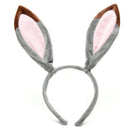 Kids Girls Rabbit Judy Cosplay Costume Crocheted Tutu Dress Ears Headband
