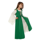 Kids Girls Retro A Line Medieval Princess Cosplay Costume Maxi Fairy Dress