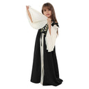 Kids Girls Retro A Line Medieval Princess Cosplay Costume Maxi Fairy Dress