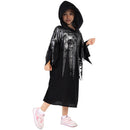 Kids Grim Nightmare Death Reaper Cosplay Costume Black Dress - AwwwCos