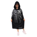 Kids Grim Nightmare Death Reaper Cosplay Costume Black Dress - AwwwCos