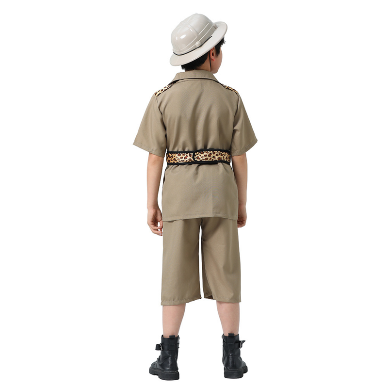 Kids Jungle Explorer Wildlife Rangers Professional Cosplay Costume