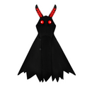 Kids Mothman Halloween Cosplay Costume Sleepwear Black Hooded Cloak - AwwwCos
