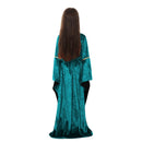 Kids Retro A Line Medieval Princess Cosplay Costume Halloween Velvet Dress