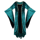 Kids Retro A Line Medieval Princess Cosplay Costume Halloween Velvet Dress