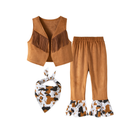 Kids Tassel Vest Activity Performance Western Denim Cosplay Costume - AwwwCos