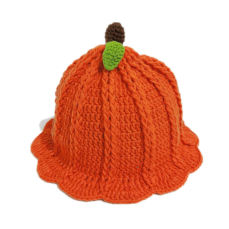 Knitted Crochet Hat Fruits Strawberries Oranges Handmade Cosplay Accessory - AwwwCos