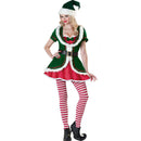 Lady Velvet Xmas Elf Dress Christmas Santa Claus Cosplay Costume