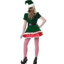 Lady Velvet Xmas Elf Dress Christmas Santa Claus Cosplay Costume