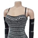 Large Rhinestone Sequin Party Dress for Women Sexy Cocktail Night Out - AwwwCos