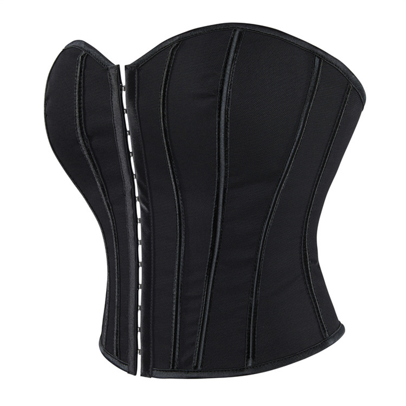Leopard Print Single-breasted Corset Bracket Push-up Palace Bustier