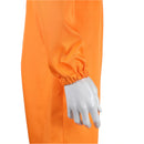 Lethal Company Staff Cosplay Costume Male Orange Jumpsuit Employee Uniform
