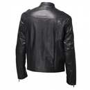 Lightweight Stand Collar Zipper Coat Motorcycle Faux Leather Short Jacket