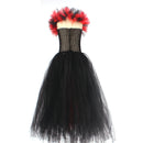 Little Devil Girl Dress Tutu Gothic Vampire Princess Costume Wing - AwwwCos