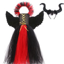 Little Devil Girl Dress Tutu Gothic Vampire Princess Costume Wing - AwwwCos