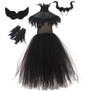Little Witch Devil Handmade Knitted Dress Tutu Costume Wing - AwwwCos