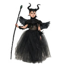 Little Witch Devil Handmade Knitted Dress Tutu Costume Wing - AwwwCos