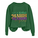 Long Sleeve Pullover Carnival Party Comfy Cute T-shirts Mardi Gras Sweatshirt - AwwwCos