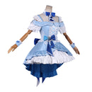 LoveLive! Kotori Minami's Performance Cosplay Costume Blue High Low Dress Socks