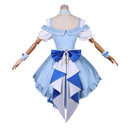 LoveLive! Kotori Minami's Performance Cosplay Costume Blue High Low Dress Socks