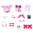 Love Live ! Yoshiko Tsushima Performance Cosplay Costume Red Dress