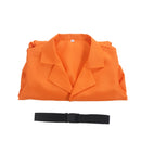 Luigi Prison Uniform V Neck Work Jumpsuit Cosplay Costume - AwwwCos