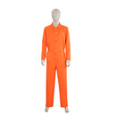 Luigi Prison Uniform Work Jumpsuit Cosplay Costume