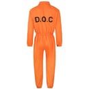 Luigi Cosplay Costume Prison Clothes Orange Jumpsuit