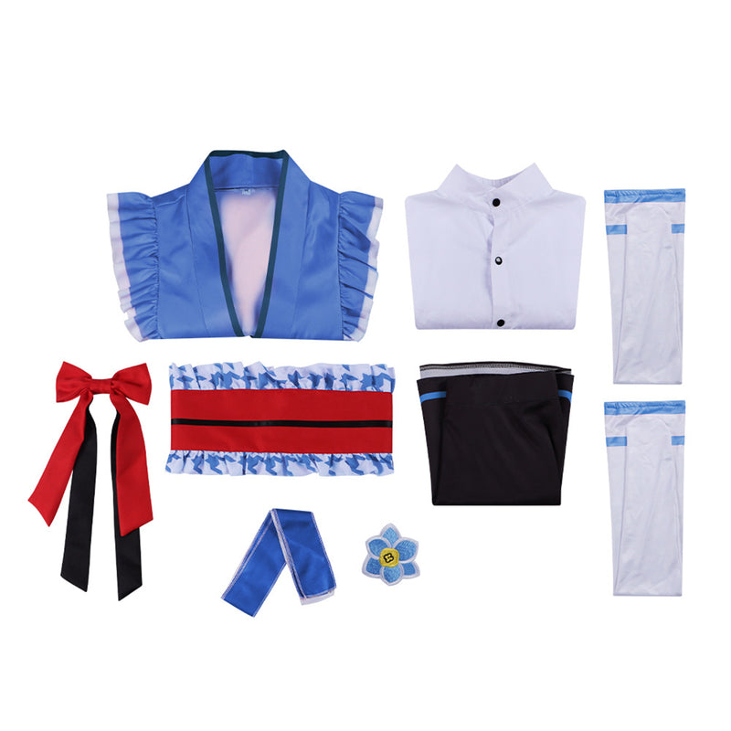 Maebashi Witches Yuna Akagi Azusa Niisato Kyoka Kitahara Choko Mitsumata Mai Kamiizumi Cosplay Costume - AwwwCos