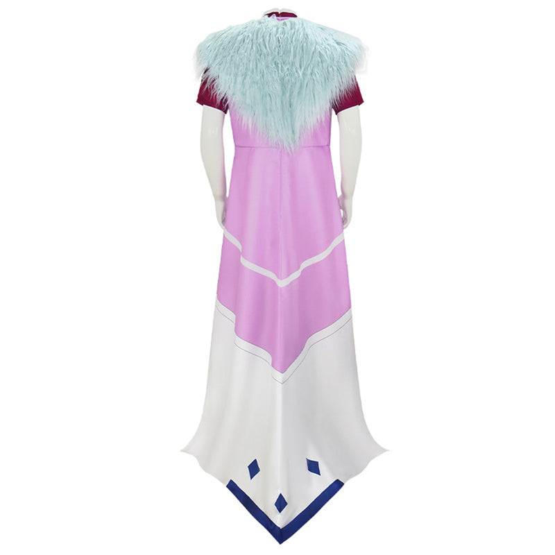 Male Anime Helluva Boss Andrealphus Cosplay Costume Robe Plush Fake Collar - AwwwCos